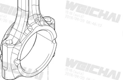 Соединение шатуна двигателя Baudouin 4M06G33