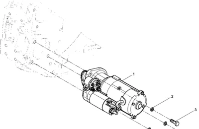 Стартер двигателя Baudouin 3M10
