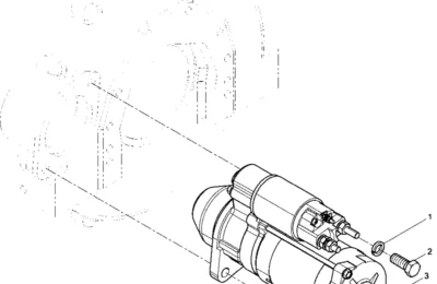 Стартер двигателя Baudouin 4M06G17