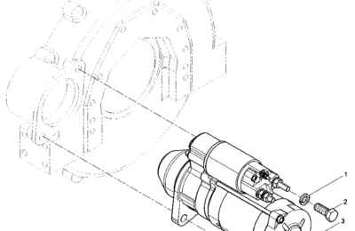 Стартер двигателя Baudouin 4M06G22