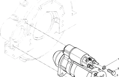 Стартер двигателя Baudouin 4M06G33