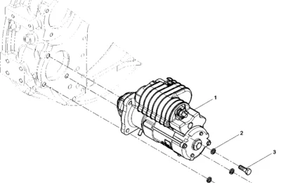 Стартер двигателя Baudouin 4M11