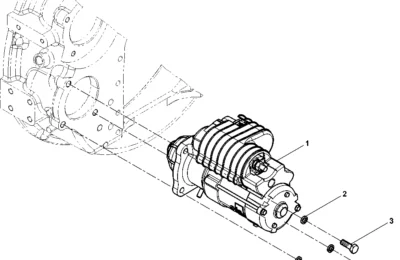 Стартер двигателя Baudouin 6M11