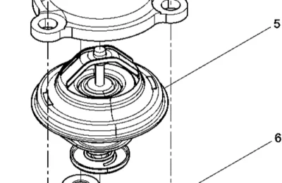 Термостат двигателя Baudouin 4M06G50