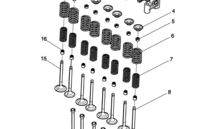 Толкатели клапанов двигателя Baudouin 4M06G17