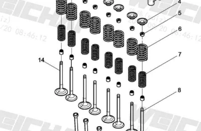 Толкатели клапанов двигателя Baudouin 4M06G33