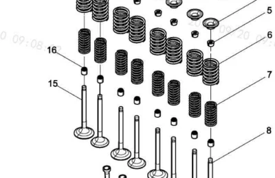 Толкатели клапанов двигателя Baudouin 4M06G44