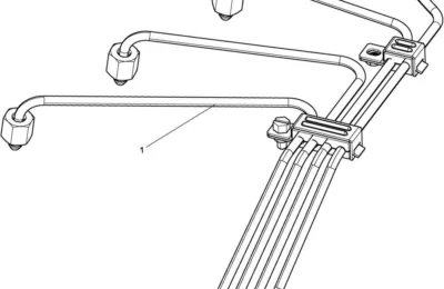 Топливные трубки высокого давления двигателя Baudouin 4M06G17