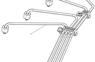 Топливные трубки высокого давления двигателя Baudouin 4M06G22