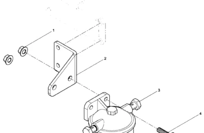 Топливный фильтр двигателя Baudouin 4M06G17