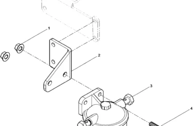 Топливный фильтр двигателя Baudouin 4M06G22
