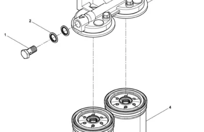 Топливный фильтр сборка двигателя Baudouin 4M11