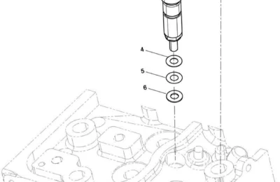 Топливный инжектор двигателя Baudouin 4M06G22