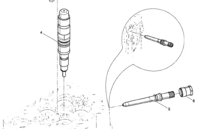 Топливный инжектор двигателя Baudouin 6M21