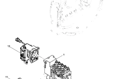 Топливный насос высокого давления двигателя Baudouin 4M11