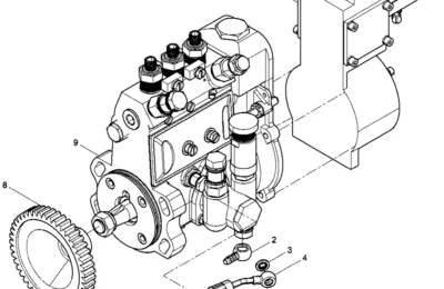Топливный насос высокого давления в сборе двигателя Baudouin 3M10