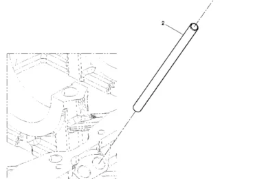 Трубка масляного щупа двигателя Baudouin 6M21