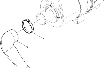 Трубки компрессора двигателя Baudouin 4M06G33