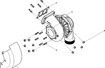 Турбонагнетатель двигателя Baudouin 6M16