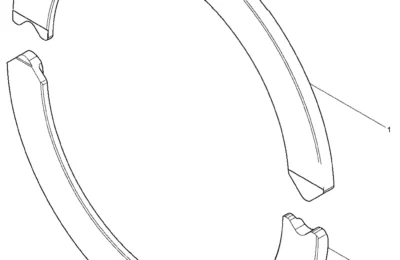 Упорная пластина двигателя Baudouin 3M10