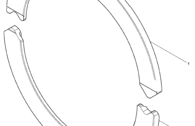 Упорная пластина двигателя Baudouin 4M11