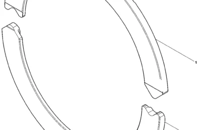 Упорная пластина двигателя Baudouin 6M11