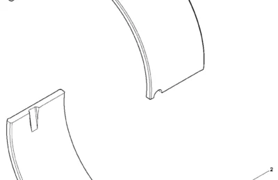 Упорный подшипник двигателя Baudouin 4M11