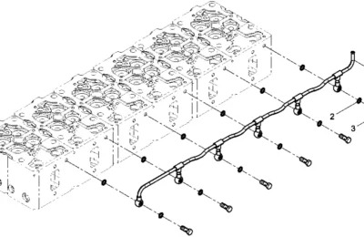 Вентиляционные трубы двигателя Baudouin 6M21