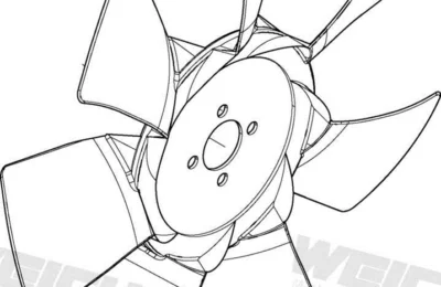 Вентилятор двигателя Baudouin 4M06G50