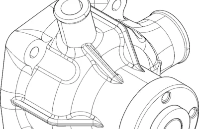 Водяной насос двигателя Baudouin 3M10