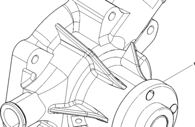 Водяной насос двигателя Baudouin 6M11