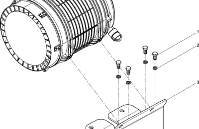 Воздушный фильтр двигателя Baudouin 6M21