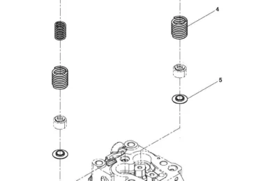 Впускные и выпускные клапана двигателя Baudouin 3M10