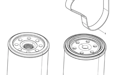 Запчасти приделанные к двигателю Baudouin 4M06G33