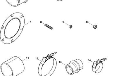 Запчасти в коробке двигателя Baudouin 6M16